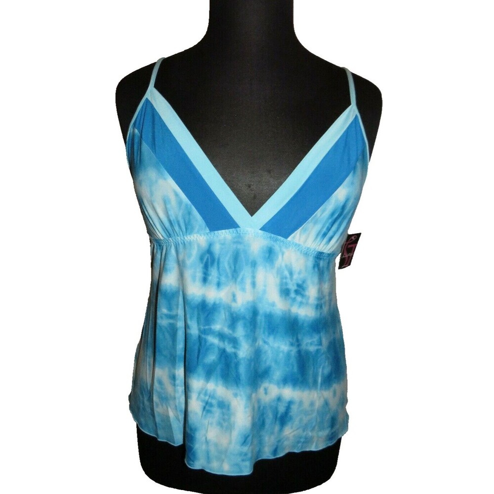 Secret Treasures Women's Blue Tie Dye Sleep Cami Size XL